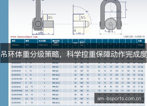 吊环体重分级策略，科学控重保障动作完成度